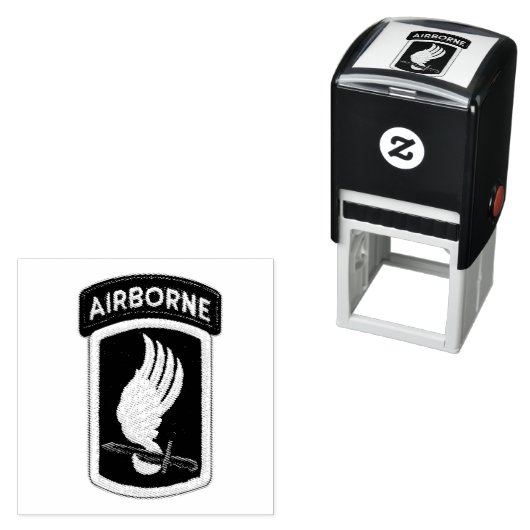 Army 173rd Airborne Brigade Sky Soldiers Patch Zelfinktende Stempel (In situ)
