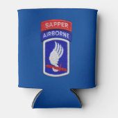 Army 173rd Airborne Division Sapper Blikjeskoeler (Voorkant)