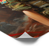 Army 24 - Inspirerend Poster voor Military Enthusi (Hoek)