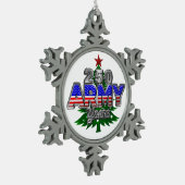 ARMY 250 YEARS TIN SNEEUWVLOK ORNAMENT (Links)