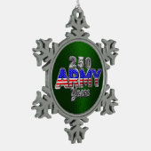 ARMY 250 YEARS TIN SNEEUWVLOK ORNAMENT (Links)