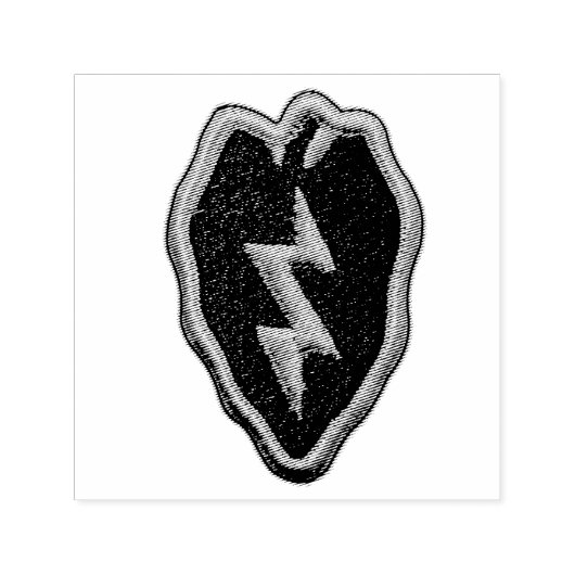 Army 25th Infantry Division Tropic Lightning Patch Zelfinktende Stempel (Design)