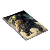 ARMY 82nd Airborne paratrooper Notitieboek (Rechterzijde)