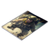 ARMY 82nd Airborne paratrooper Notitieboek (Linkerzijde)