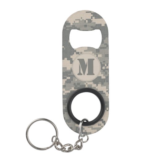 ARMY ACU Camo Mini Bottle Pet Open Sleutelhanger Sleutelhanger Flessenopener (Voorkant)