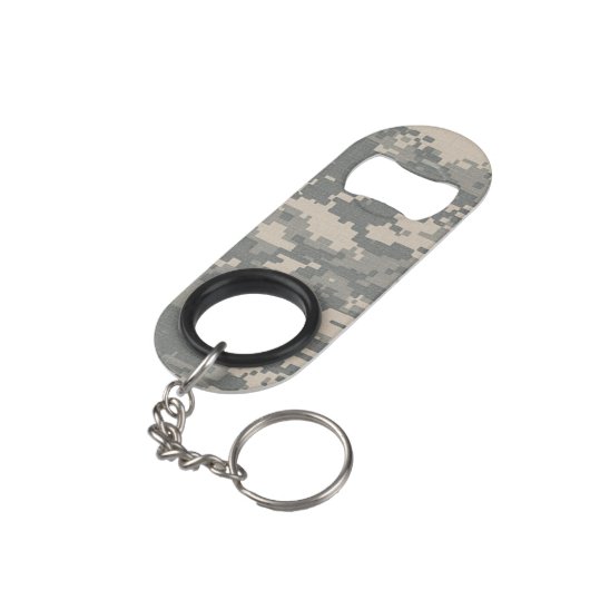 ARMY ACU Camo Mini Bottle Pet Open Sleutelhanger Sleutelhanger Flessenopener (Achterkant Gekanteld)