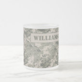 ARMY ACU Camoflauge - Beker van glazen koffie met Matglas Koffiemok (Center)