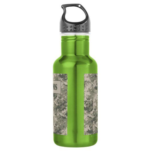 ARMY ACU Camoflauge Digitaal 32. oz. Waterfles (Achterkant)