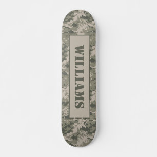 ARMY ACU Camoflauge Digital Camo Comp Skateboard