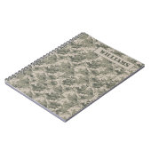 ARMY ACU Camoflauge Digital Camo Spiral Notebook Notitieboek (Linkerzijde)