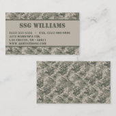 ARMY ACU Camoflauge Digital Camo Visitekaartje (Voorkant / Achterkant)