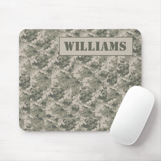 ARMY ACU Camoflauge Digital Personalized Mousepad Muismat (Met muis)