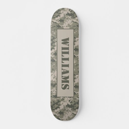 ARMY ACU CamoFlauge Digitale Old School Skateboard (Voorkant)
