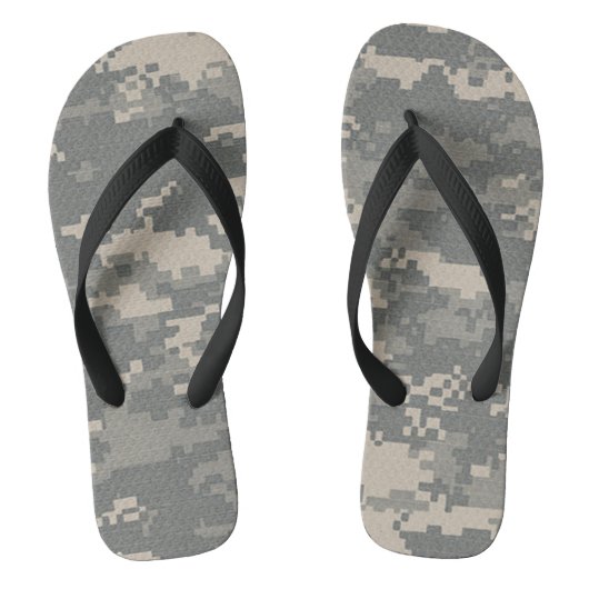 ARMY ACU Digital Camo Camouflage Flip Flop Sandals (Voetbed)