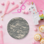 ARMY ACU Digital Camo Camouflage Paper-Borden Papieren Bordje (Feest)