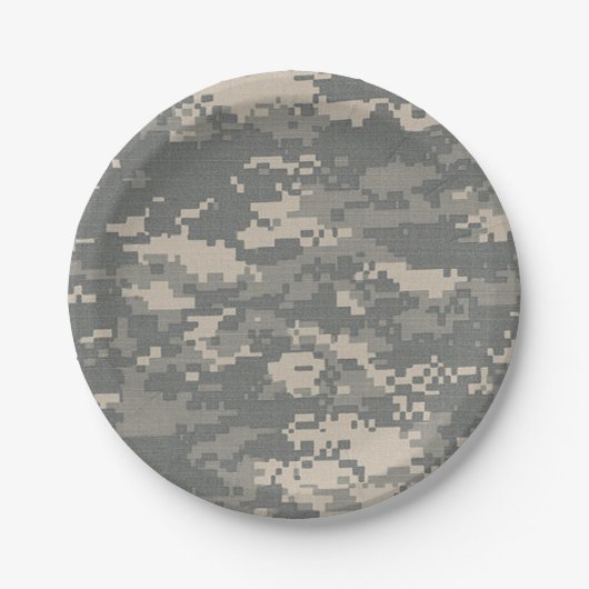 ARMY ACU Digital Camo Camouflage Paper-Borden Papieren Bordje (Voorkant)