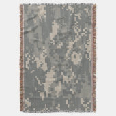 ARMY ACU Digital Camouflage Throw Blanket Deken (Voorkant Verticaal)
