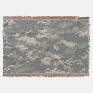 ARMY ACU Digital Camouflage Throw Blanket Deken