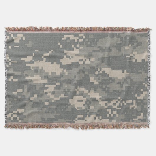 ARMY ACU Digital Camouflage Throw Blanket Deken (Voorkant)