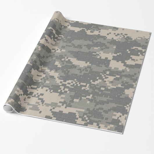 ARMY ACU Digital Camouflage Wrapping Paper Cadeaupapier (Uitgerold)