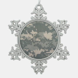 ARMY ACU TIN SNEEUWVLOK ORNAMENT