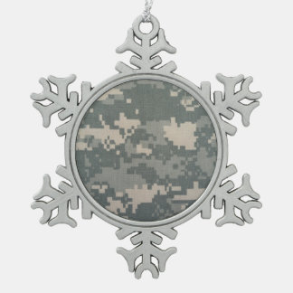 ARMY ACU TIN SNEEUWVLOK ORNAMENT
