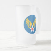 Army Air Corps Shield Matglas Bierpul (Voorkant rechts)