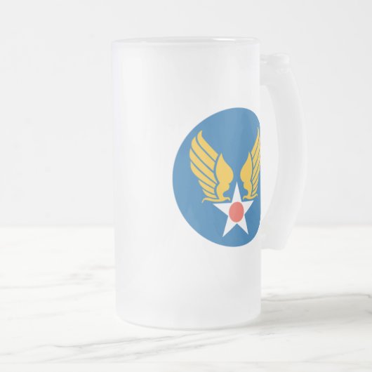 Army Air Corps Shield Matglas Bierpul (Voorkant rechts)