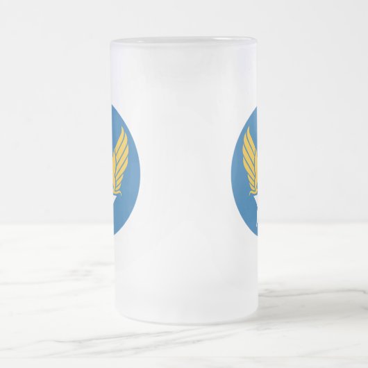 Army Air Corps Shield Matglas Bierpul (Center)