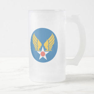Army Air Corps Shield Matglas Bierpul