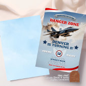 Army Airforce Jet Pilot Verjaardagsjongen Kaart