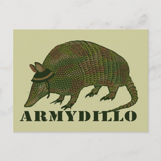 Army Armadillo Item Briefkaart (Voorkant)