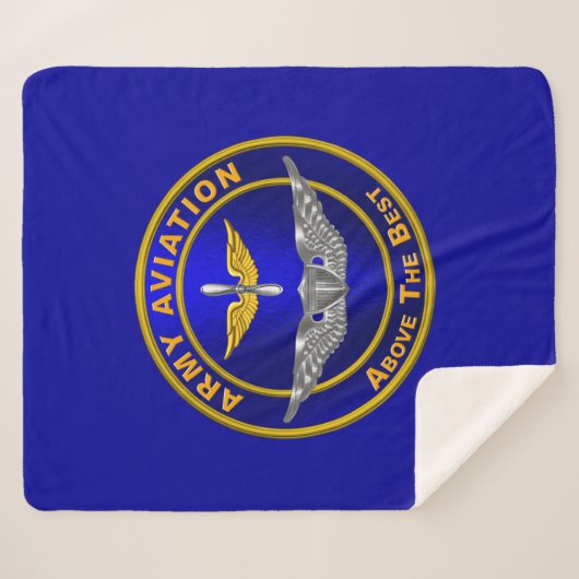 Army Aviation Wings Sherpa Deken (Voorkant (horizontaal))