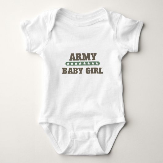 Army Baby Girl T-shirt (Voorkant)