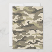 Army babyfeestje kaart (Achterkant)