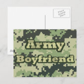 Army Boyvriendin Briefkaart (Voorkant / Achterkant)