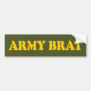ARMY BRAT BUMPERSTICKER