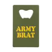 ARMY BRAT CREDITKAART FLESSENOPENER (Voorkant)