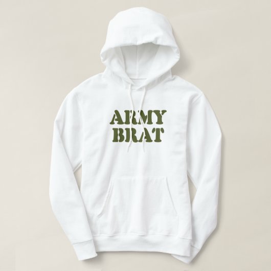ARMY BRAT HOODIE (Design voorkant)