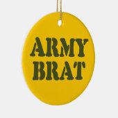ARMY BRAT KERAMISCH ORNAMENT (Rechts)