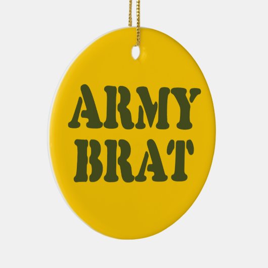 ARMY BRAT KERAMISCH ORNAMENT (Rechts)