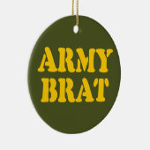 ARMY BRAT KERAMISCH ORNAMENT (Rechts)
