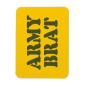 ARMY BRAT MAGNEET (Verticaal)