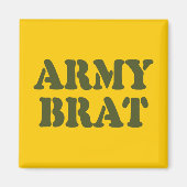 ARMY BRAT MAGNEET (Voorkant)