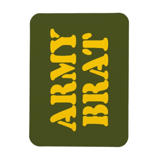 ARMY BRAT MAGNEET (Verticaal)