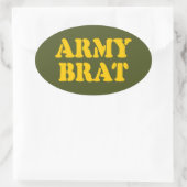 ARMY BRAT OVALE STICKER (Tas)