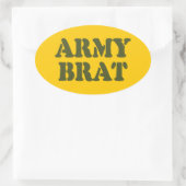 ARMY BRAT OVALE STICKER (Tas)