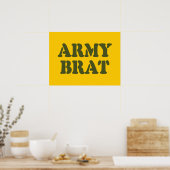 ARMY BRAT POSTER (Keuken)