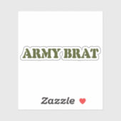 ARMY BRAT STICKER (Vel)