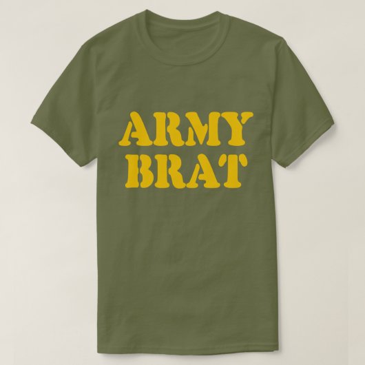 ARMY BRAT T-SHIRT (Design voorkant)